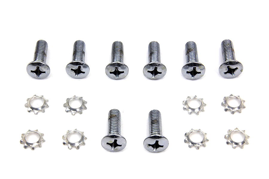 Tappet Block Screw Kit Chrome