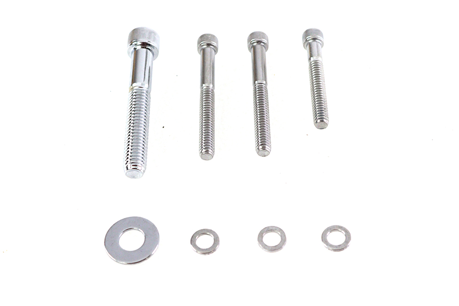 Sprocket Cover Screw Kit Chrome
