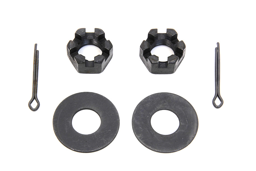 Rear Axle Nut and Lock Kit Parkerized