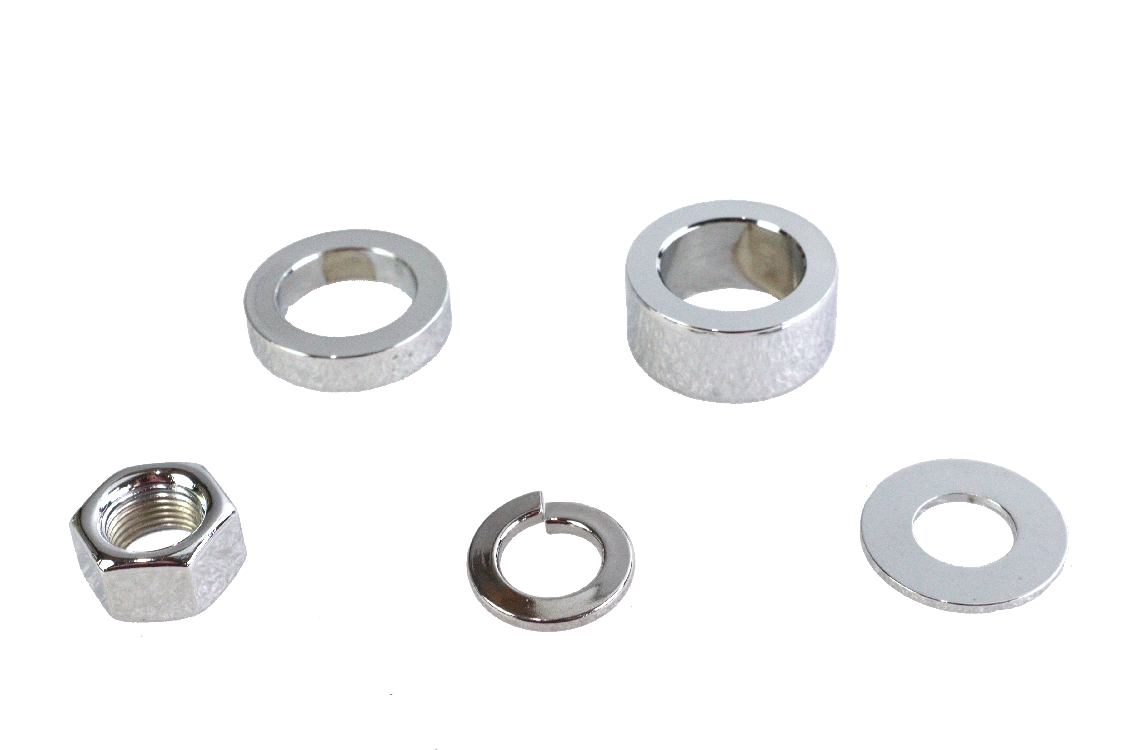 Chrome Front Axle Spacer Kit