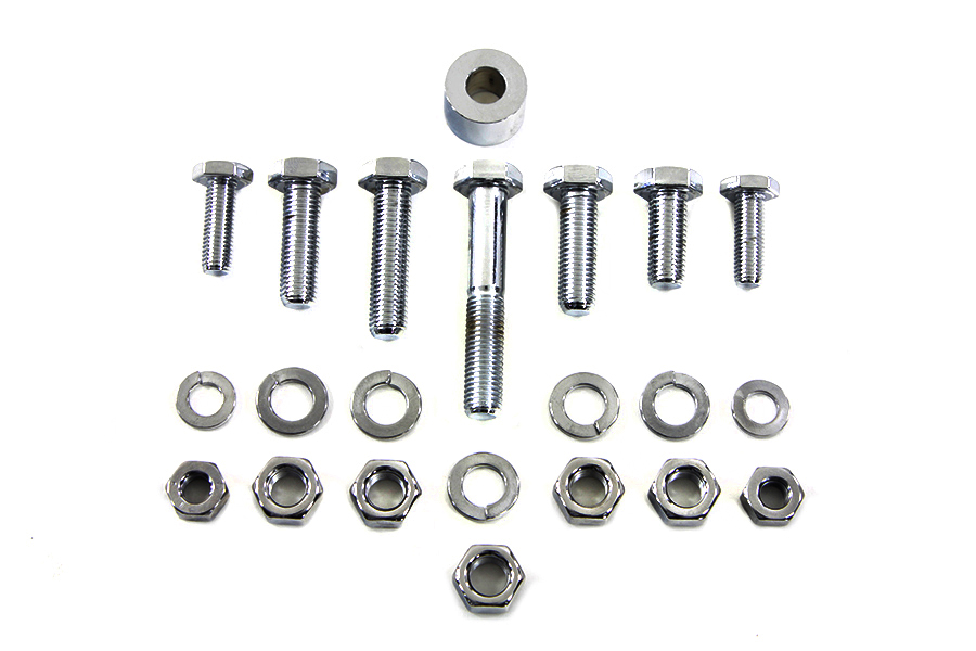 Exhaust System Mounting Bolt Kit Chrome