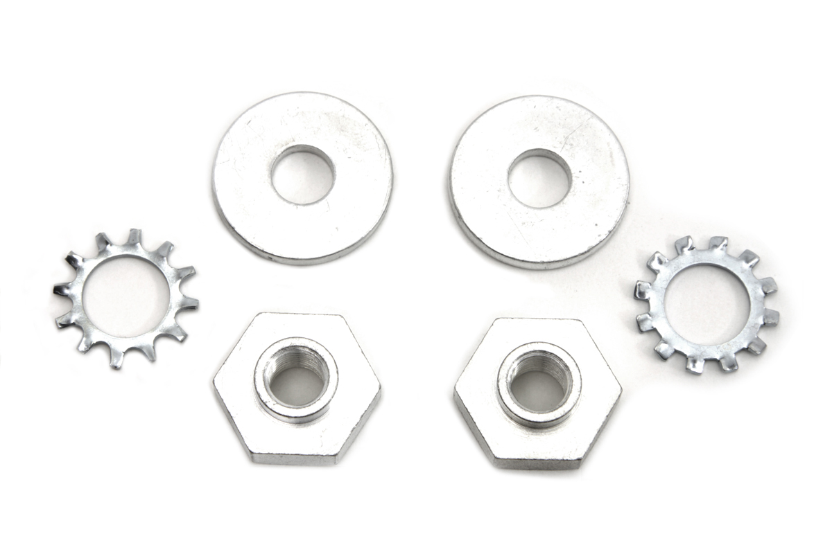 Cadmium Spotlamp Fork Bracket Bolt and Nut Kit