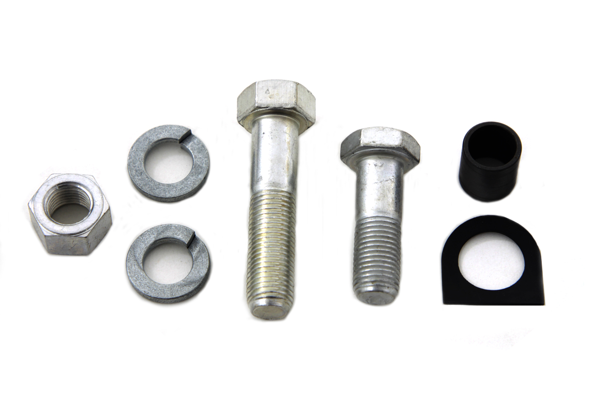 Cadmium Starter Crank and Kick Starter Pedal Mounting Kit