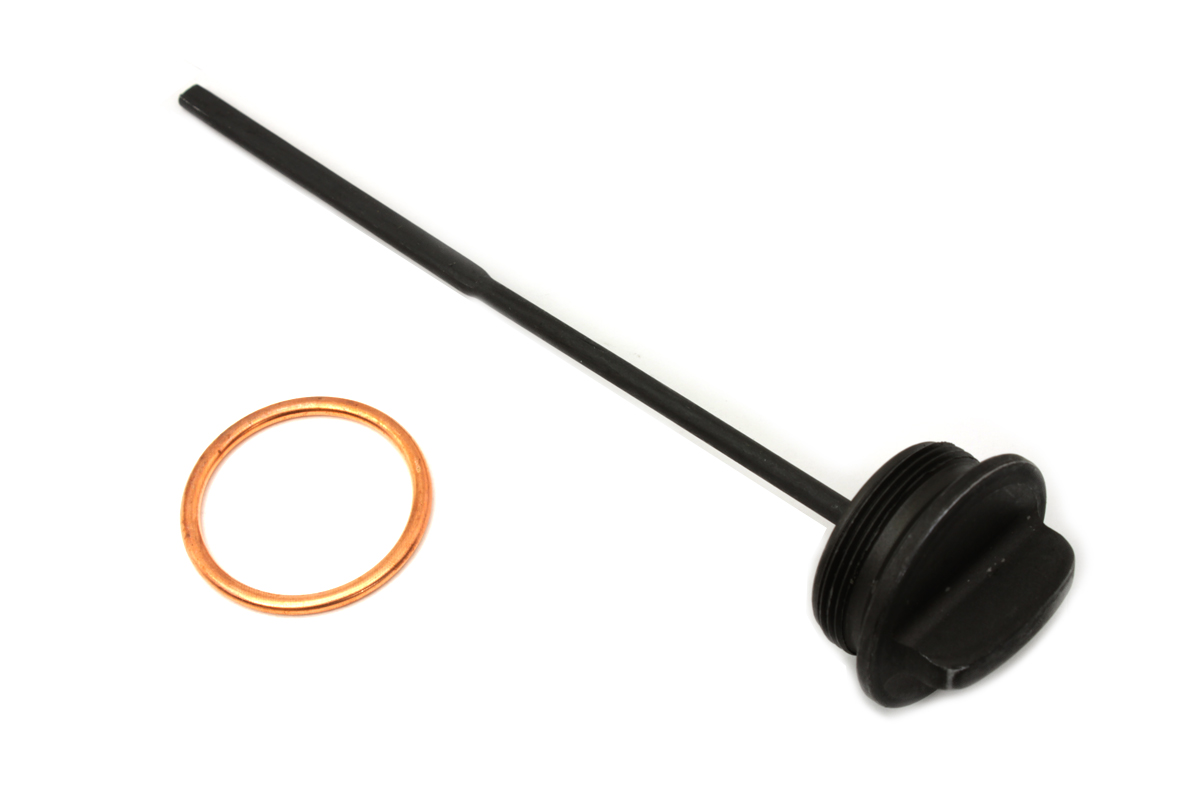Parkerized Oil Tank Filler Cap and Gauge Kit