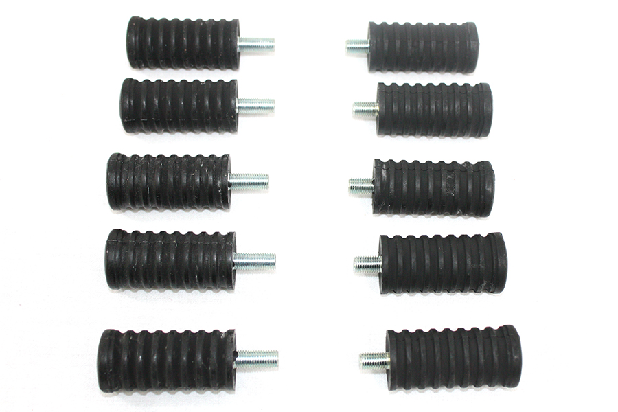 Shifter Footpeg Black Rubber