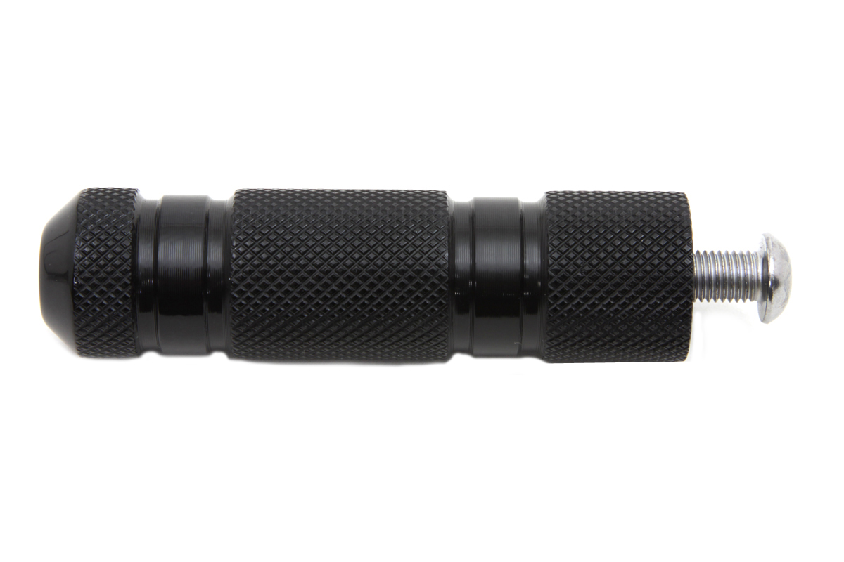 Black Knurled Four Grooved Shifter Peg