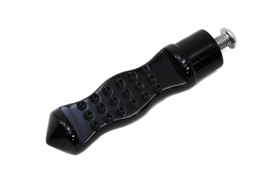 Black Form Factor Shifter Footpeg Druid Style for Harley-Davidson