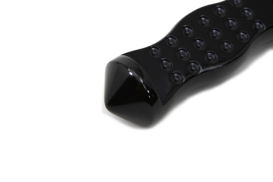 Black Form Factor Shifter Footpeg Druid Style for Harley-Davidson