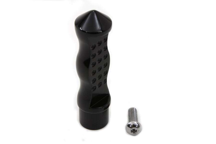 Black Form Factor Shifter Footpeg Druid Style for Harley-Davidson