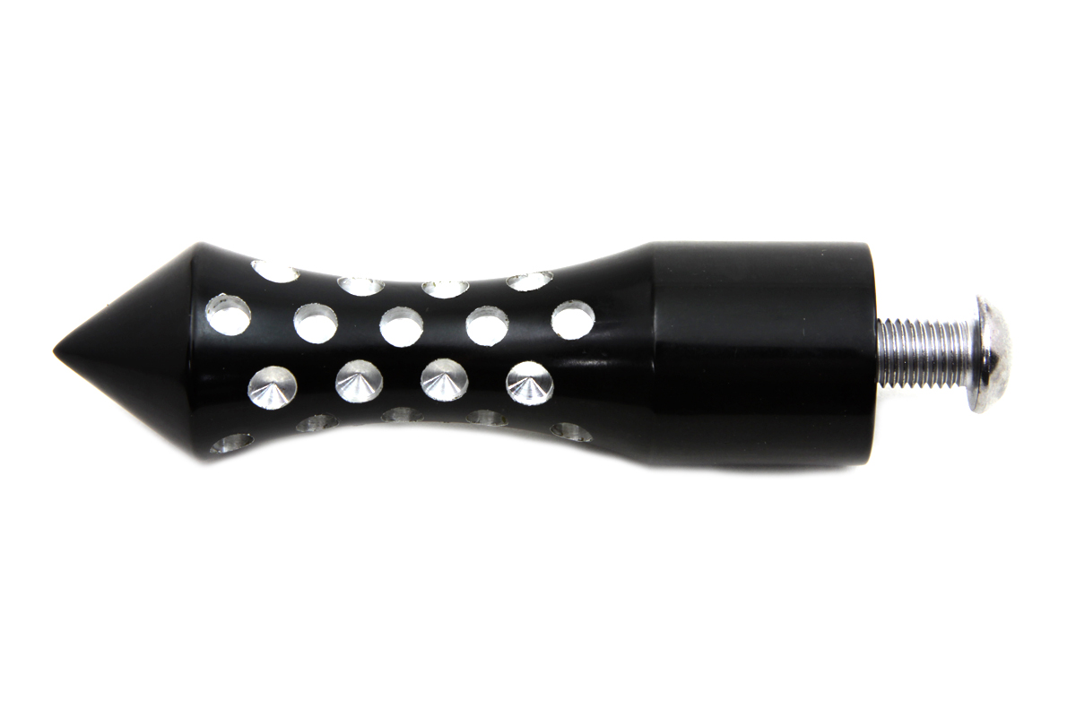Black Agostinni Shifter Footpeg Spike Style