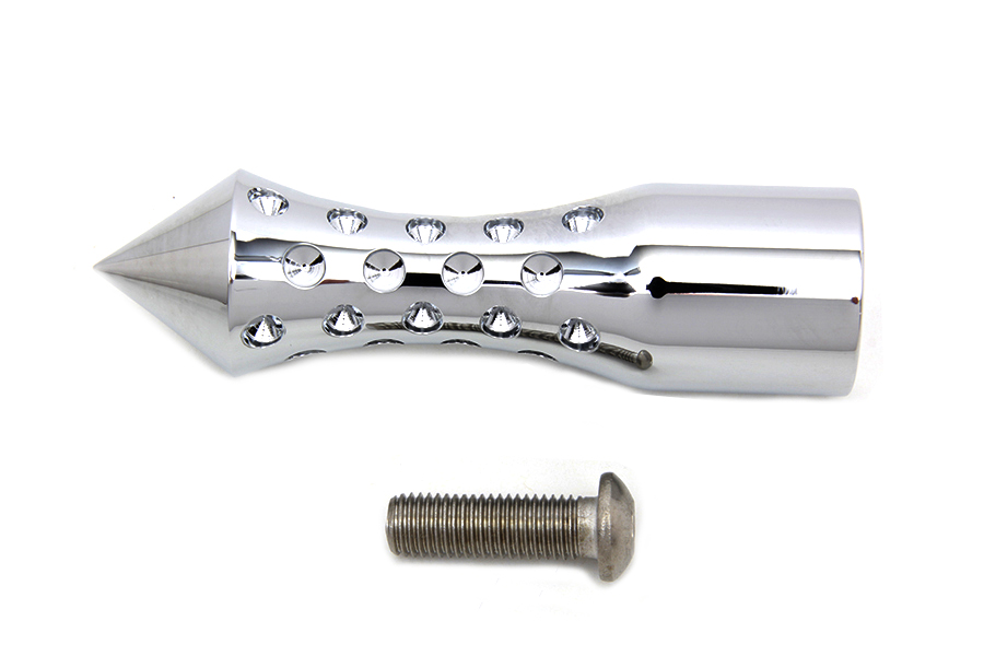 Chrome Agostinni Shifter Footpeg Spike Style