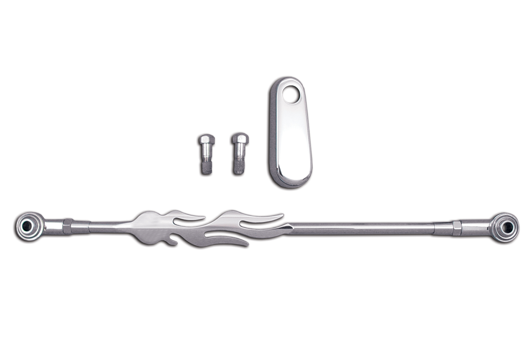 Chrome Flame Style Shifter Rod Kit