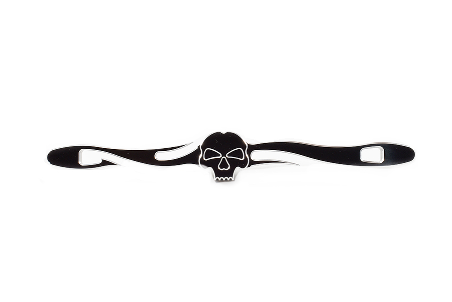 Black Shifter Rod Skull Style