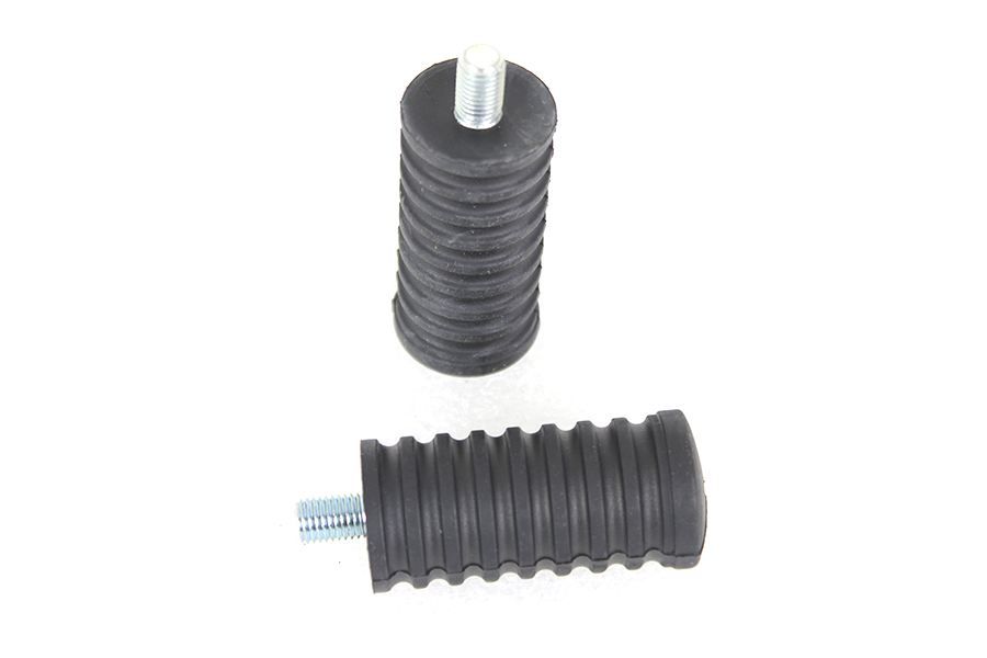 Rubber Shifter Footpeg Set Black