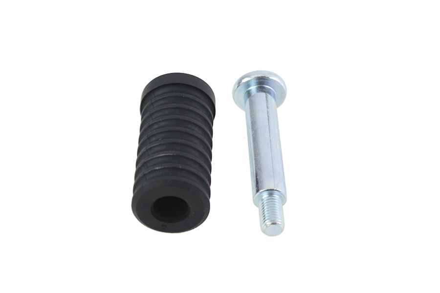 Rubber Shifter Peg Black with Screw