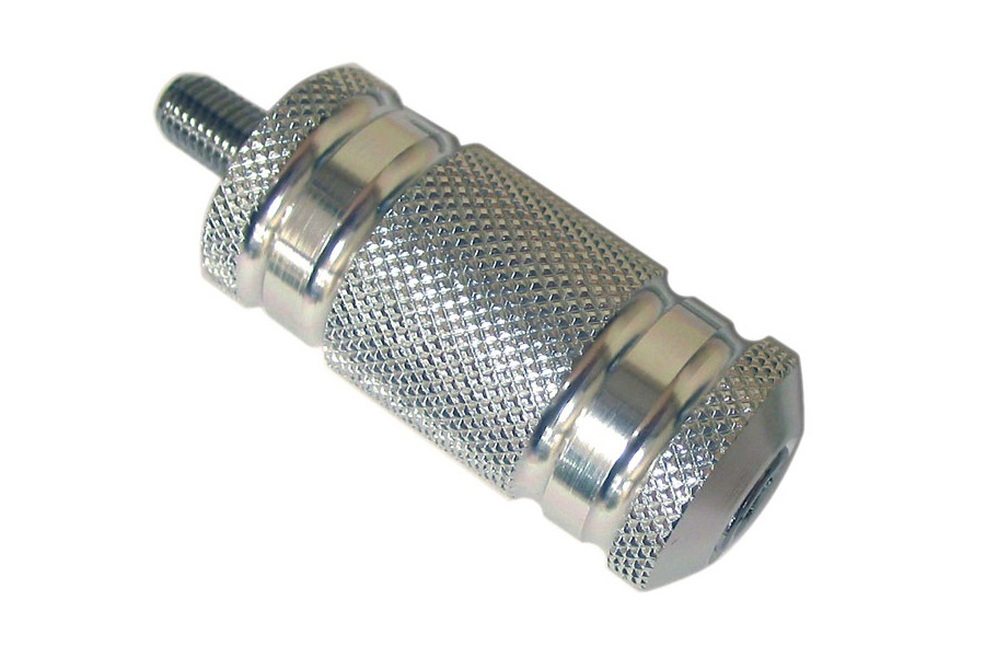 Silver Knurled Four Grooved Shifter Peg