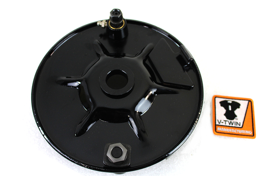 Rear Mechanical Brake Backing Plate Kit Black