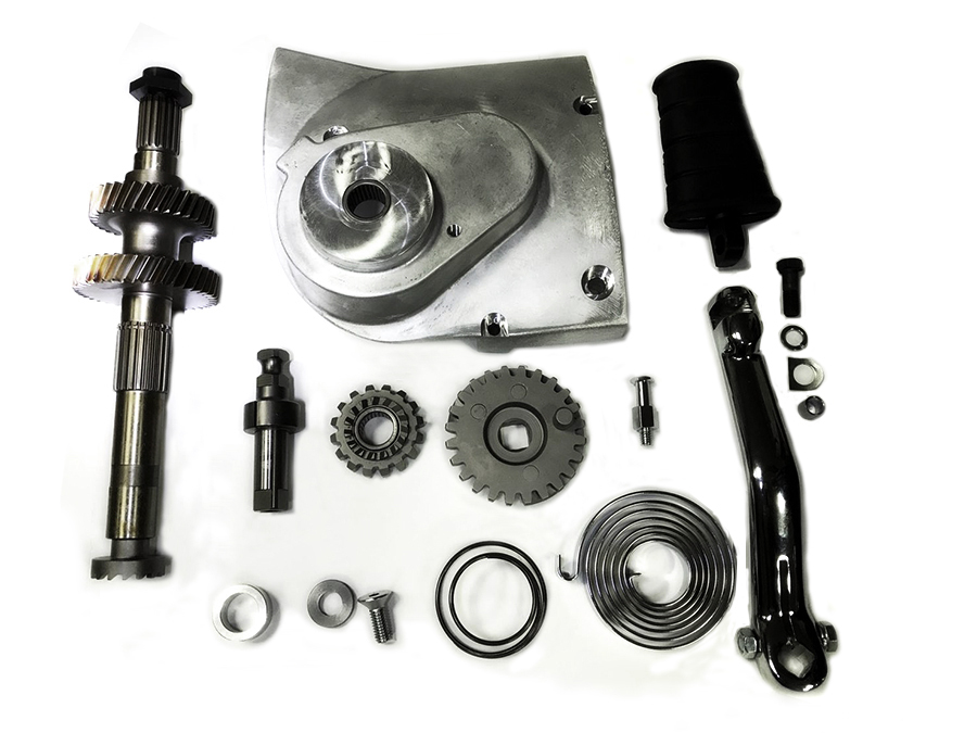 Kick Starter Conversion Kit Alloy Finish