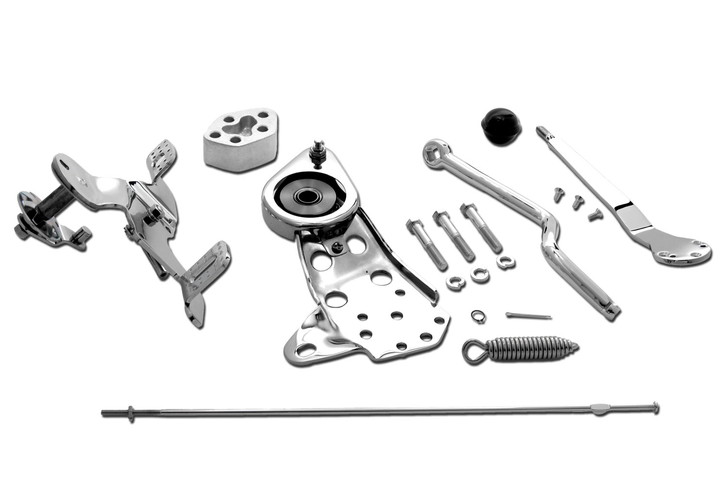Jockey Shifter Control Kit Chrome