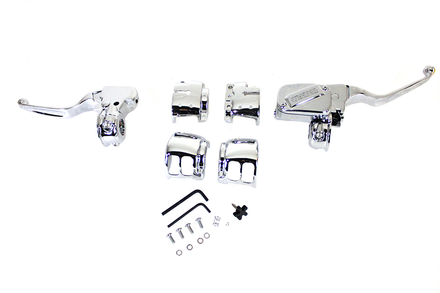 Handlebar Control Kit Chrome fits Harley Davidson | eBay