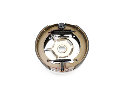 Rear Mechanical Brake Backing Plate Kit Chrome