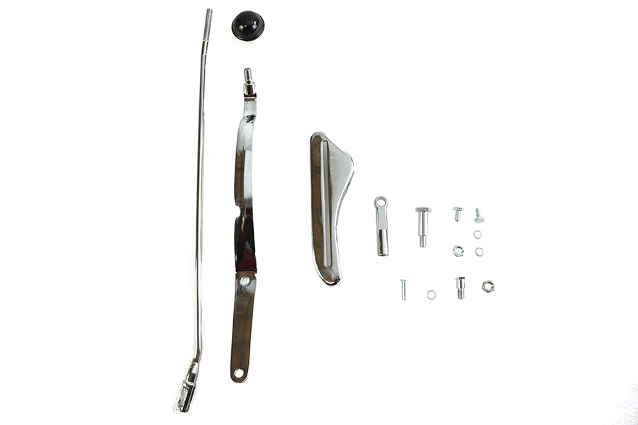 Chrome Tank Hand Shifter Control Kit fits Harley Davidson
