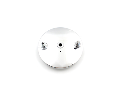 Rear Brake Backing Plate Kit Chrome