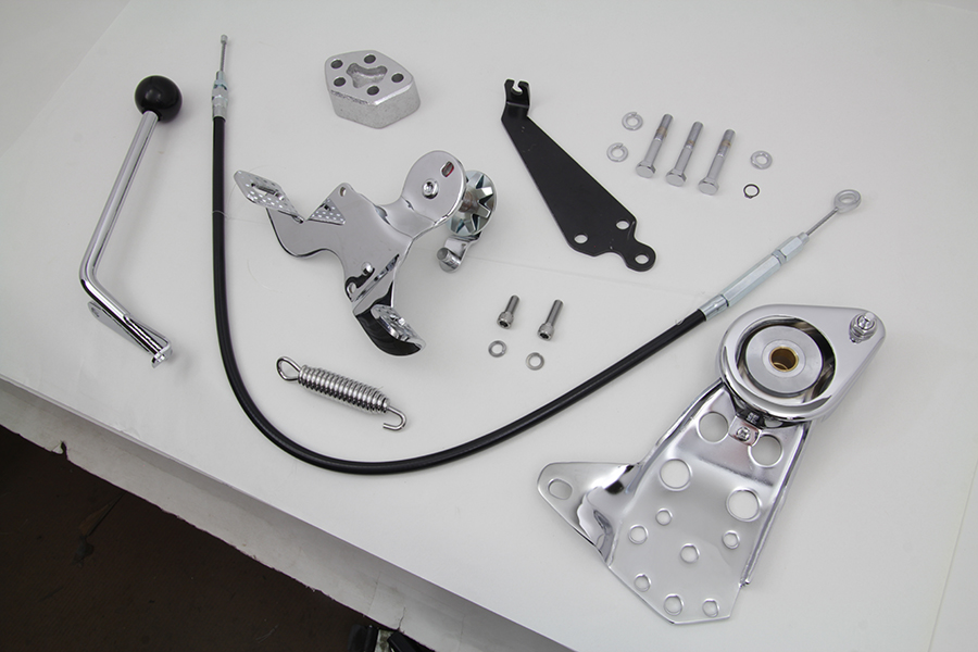 V-TWIN JOCKEY SUICIDE SHIFT WITH CABLE COMPLETE KIT 86-1999 HARLEY