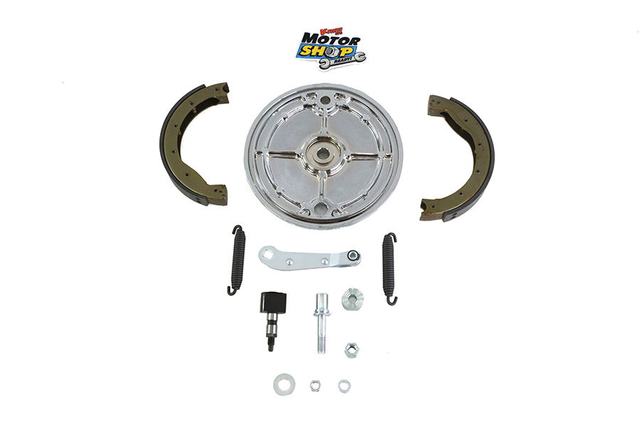 Rear Brake Backing Plate Kit Polished