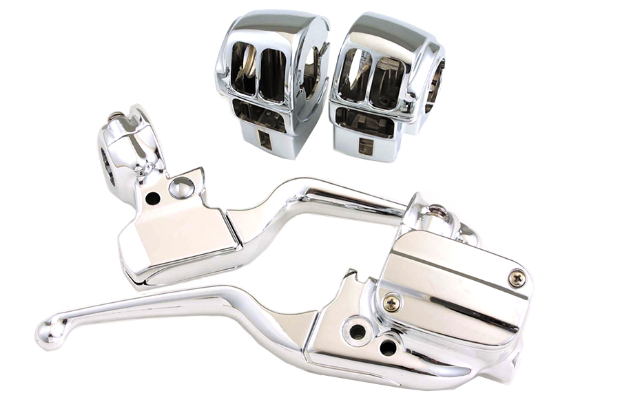 Chrome Handlebar Control Kit