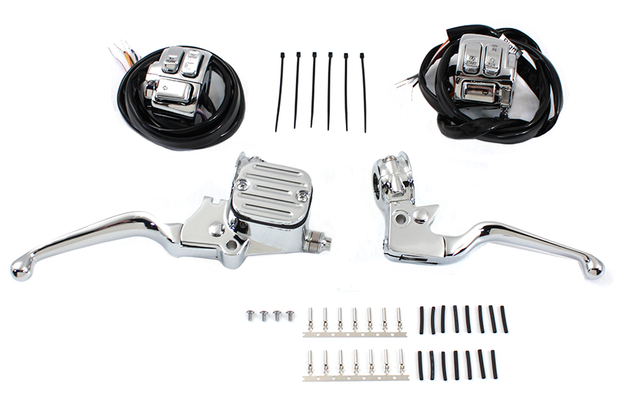 Chrome Handlebar Control Kit