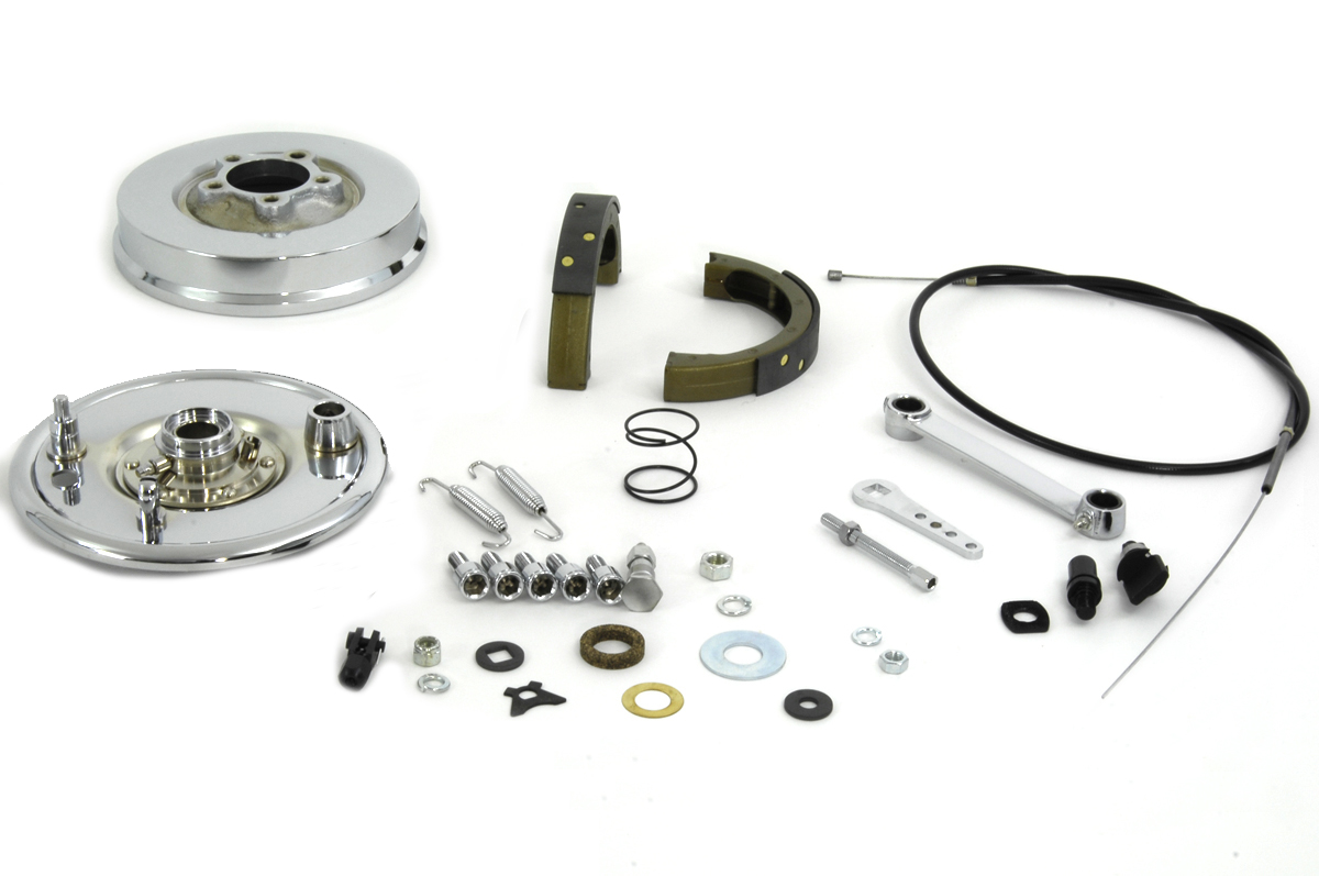 Spring Fork Front Brake Kit Chrome