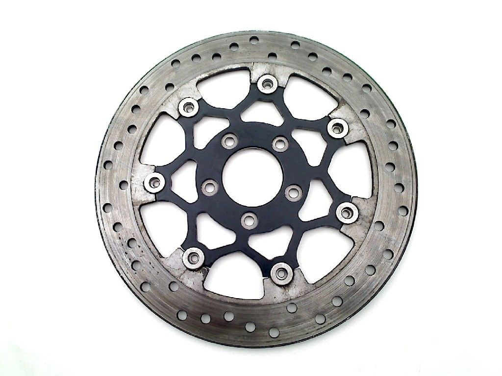 Floating Stainless Steel & Black 11.8" Front Brake Disc