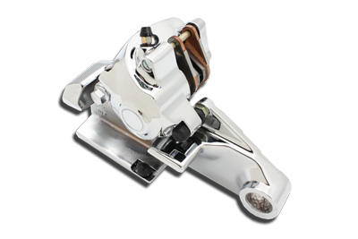 Chrome Rear Brake Caliper with Bracket