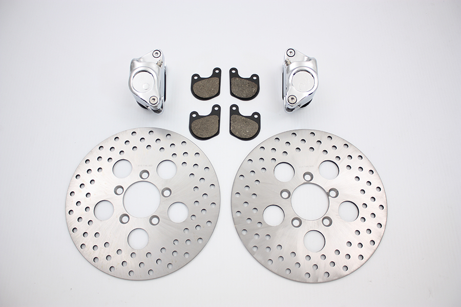 Front Dual Disc Calipers and 10" Disc Kit