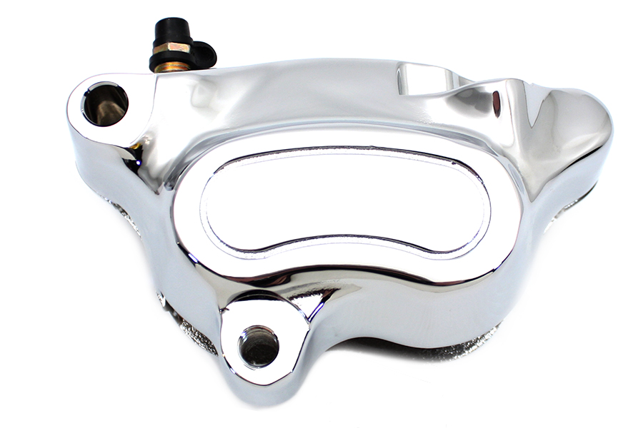 Chrome Front 4 Piston Left Side Caliper