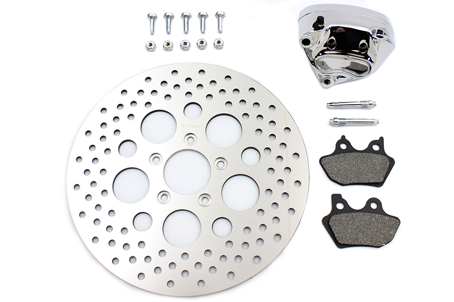 11.5" Chrome Front Caliper Kit