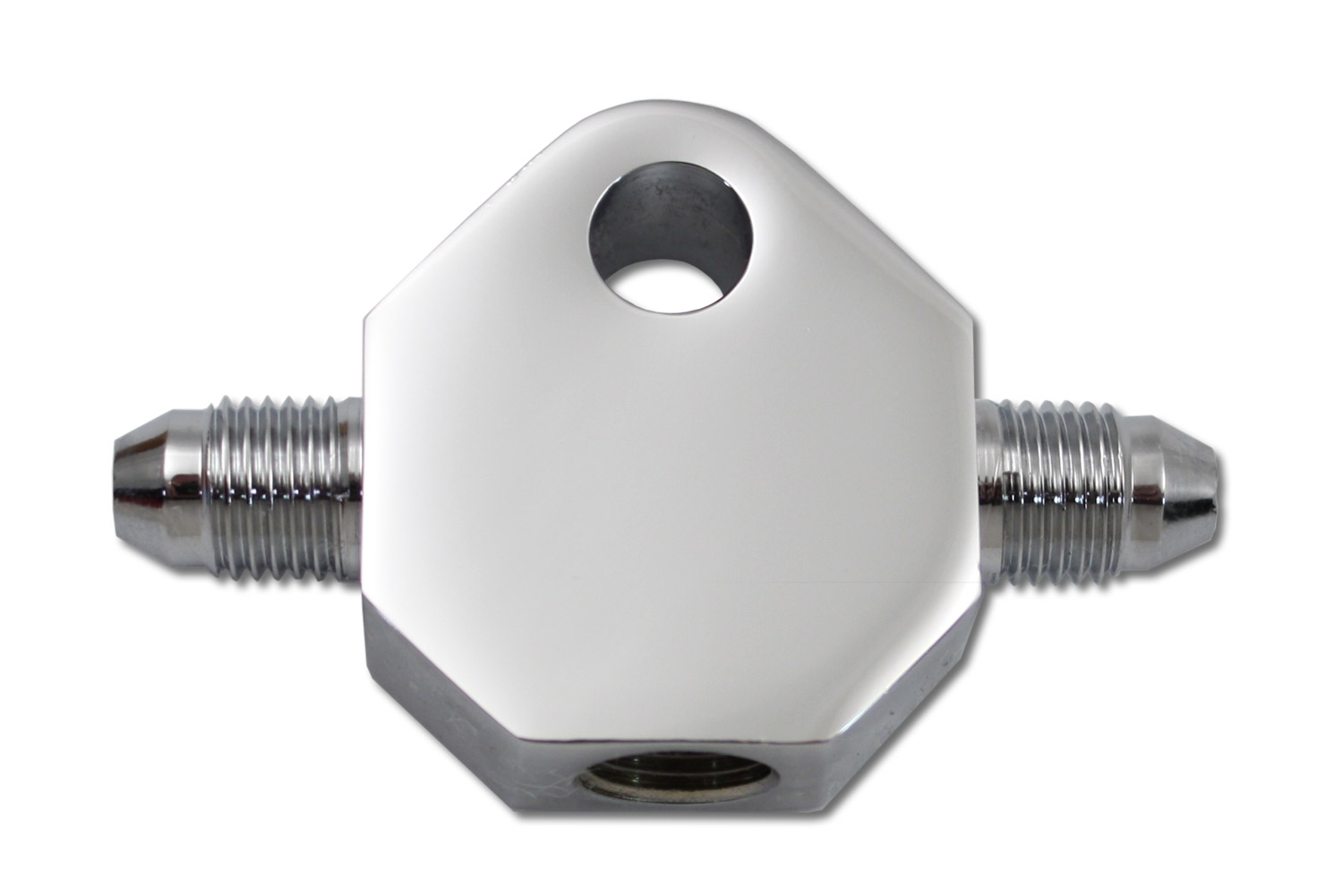 Brake Line Tee Chrome
