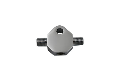 Chrome Brake Line Tee