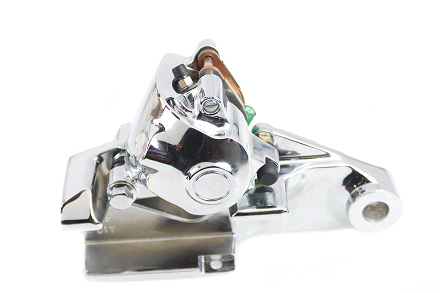Chrome Rear Caliper with Bracket
