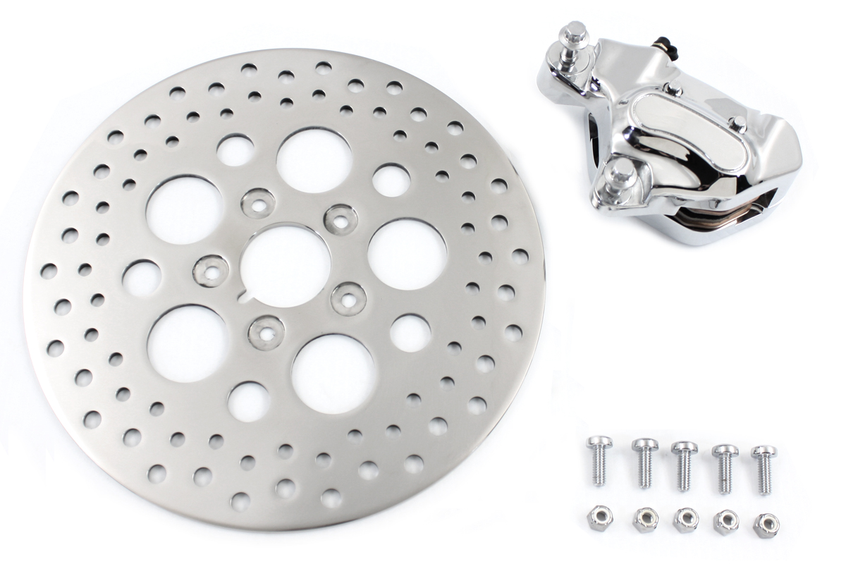 Front 4 Piston Brake Caliper and 11-1/2" Disc Kit