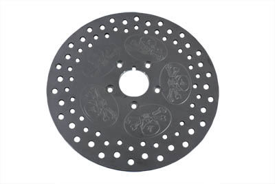 11-1/2" Rear Brake Disc Skull Design Stainless Steel