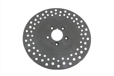 11-1/2" Rear Brake Disc Skull Design Stainless Steel