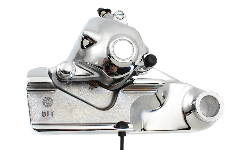 Chrome Rear Caliper with Bracket