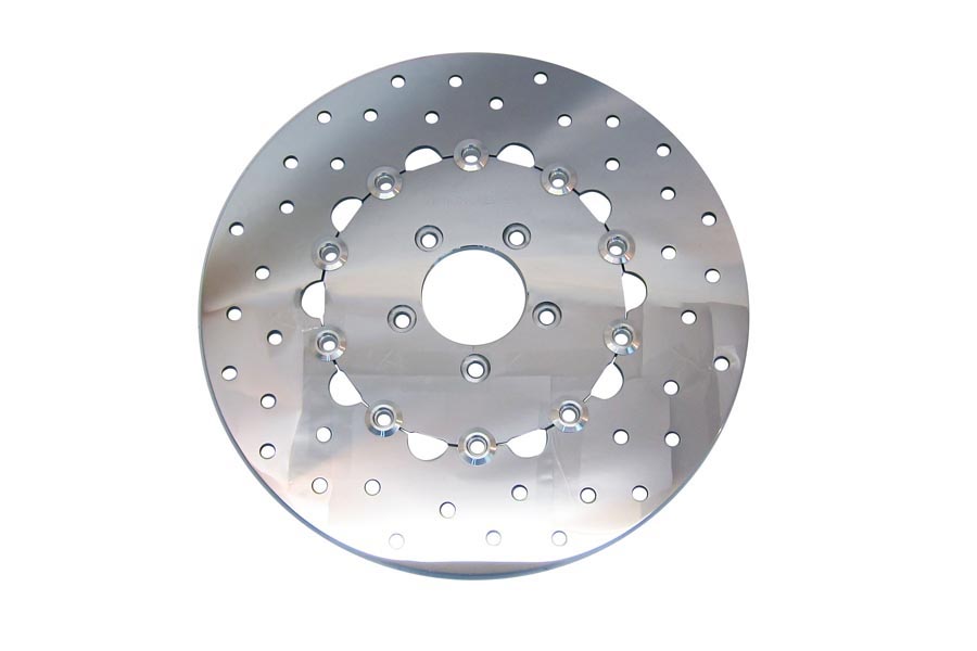Floating Polished 11.8" Front Brake Disc