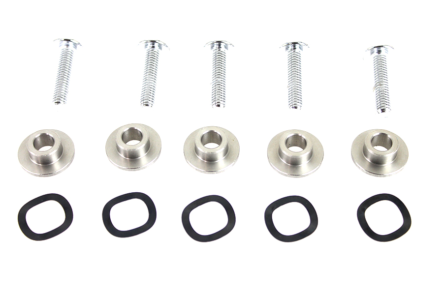 Chrome Front Disc Hardware Kit