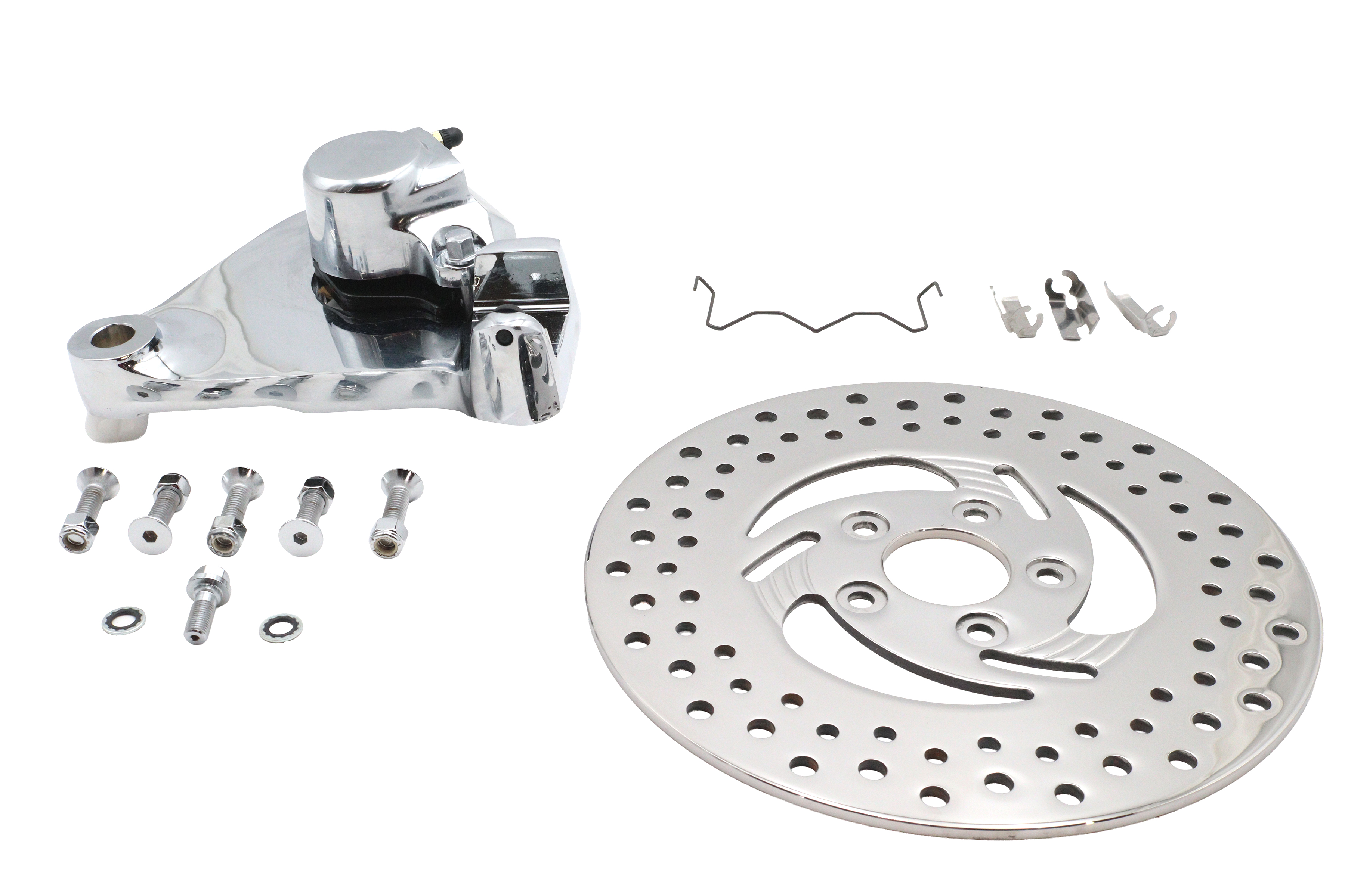 Black Rear 1 Piston Caliper and 11-1/2" Disc Kit