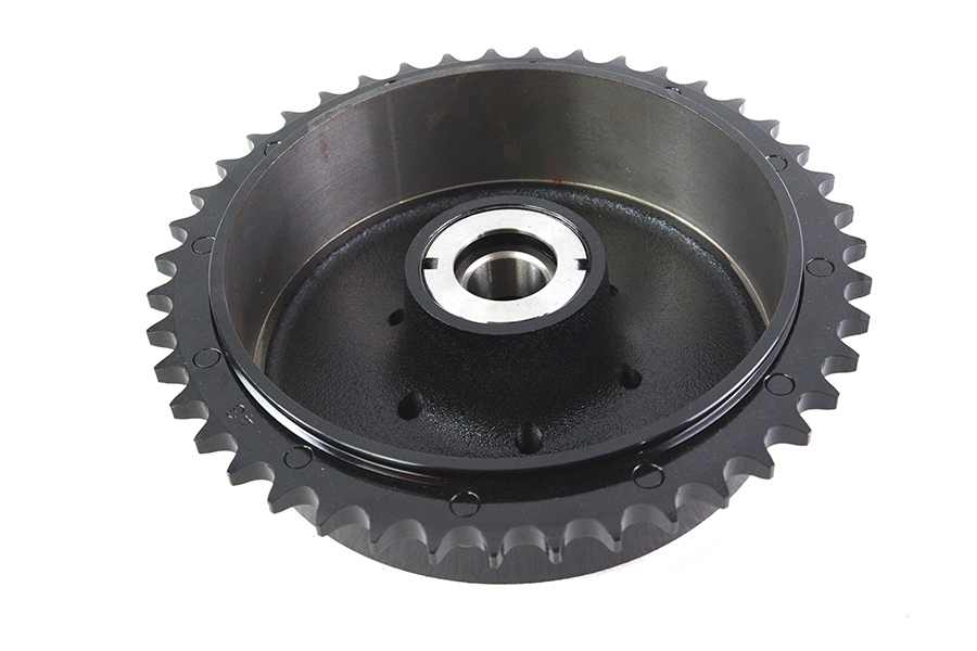 1947-1953 Indian Chief Rear Brake Drum Black