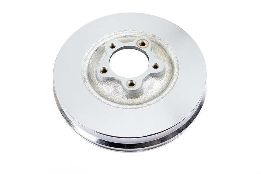 Front Brake Drum Satin Chrome