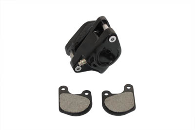 Black Front 1 Piston Right Side Caliper